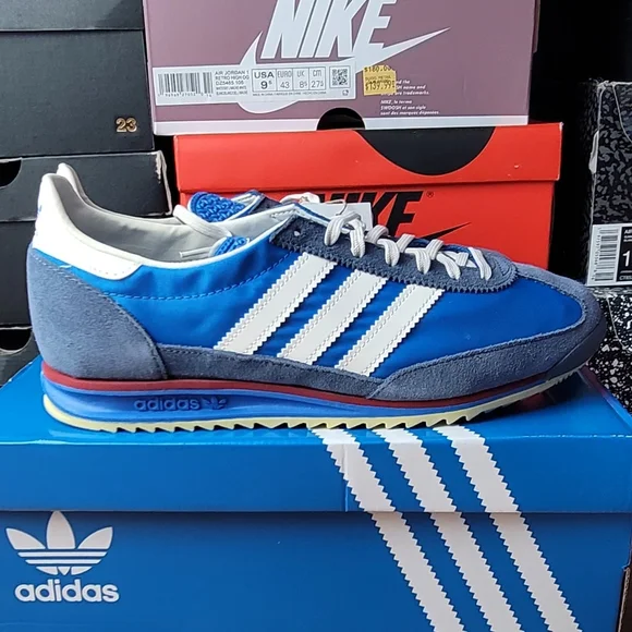Adidas SL 72 OG W Men's Blue and Gray Sneakers 9 1/2